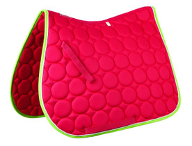 Roma Ecole Circle Quilt AP Pad CRIMSON/LIME