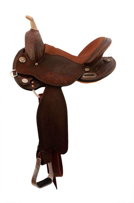 Circle Y KK Swift Barrel Saddle
Chocolate left side