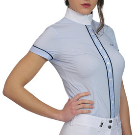 For Horses Alzira Pois Show Shirt
Light Blue front