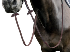 Prestige Fancy Stitch Rubber Reins 5/8"