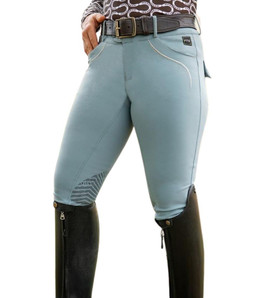FITS Abbey Knee Patch Tread Breeches moss