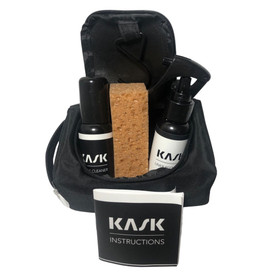 Kask Helmet Cleaning Kit bag with products