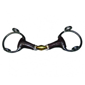 Jump'in Leather Wrap Lozenge Eggbutt Gag