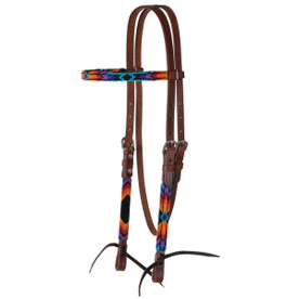 Circle Y Vibrant Infinity Beaded Browband Headstall