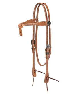 Weaver Rambler Futurity Knot Brow Headstall