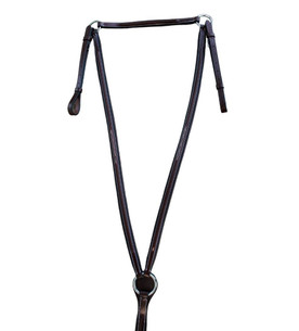 Black Oak Raised Fancy Stitched Hunter Breastplate