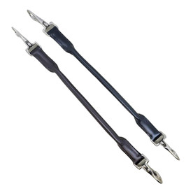 Black Oak Pommel Strap with Clips black, brown