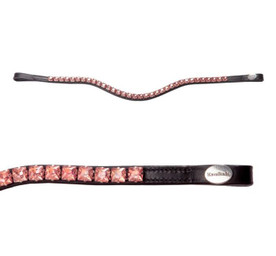 Kavalkade Square Crystal Curved Browband rose