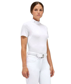 Cavalleria Toscana Mesh Insert Polo front