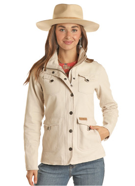 Powder River Canvas Jacket NATURAL front