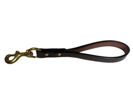 Tory Leather Traffic Leash HAVANA TOP