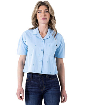 Kimes Ranch Lady Cisco Shirt LT BLUE front