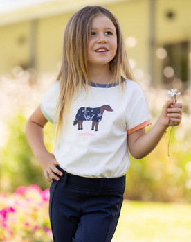 LeMieux Mini Alex Tee ECRU lifestyle