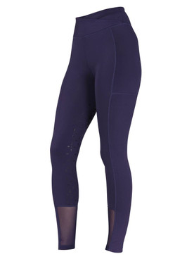 Aubrion Sculpt Riding Tights Full Grip Navy LEFT