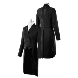 Animo Leslie Crystal Tailcoat NERO