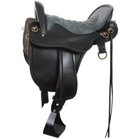 Tucker Heritage River Plantation Saddle 346 BLACK/GREY SEAT