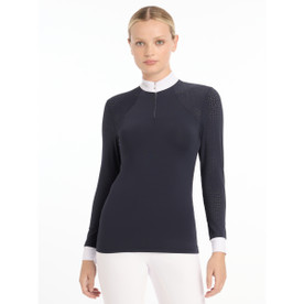 LeMieux Olivia Long Sleeve Show Shirt FRONT