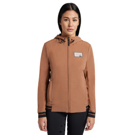 Rider's Gene Hooded Softshell Jacket BROWN FRONT