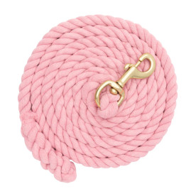 Weaver Cotton Lead Rope  PINK COILED