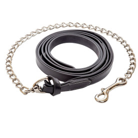 ADT Premium Leather Lead Line BLACK