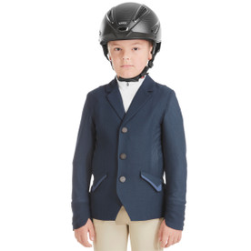 Girls Horse Pilot Aeromesh Show Jacket NAVY FRONT
