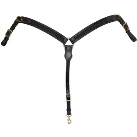 Tucker Heritage High Plains Breast Collar BLACK/GREY