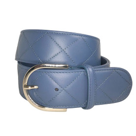 Tailored Sportsman Leather Quilted C Belt JEANS