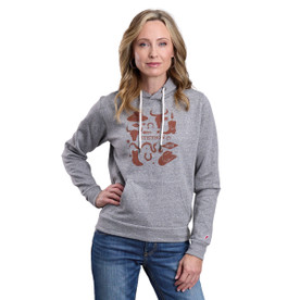 Stetson Western Grey Hoodie FRONT