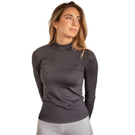 Pénélope Tutty Polo LS Shirt BLACK FRONT