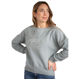 Pénélope Bianca Sweatshirt SAGE FRONT