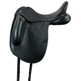Used Custom Saddlery Icon Star Dressage Saddle left side