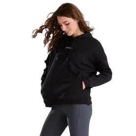 Horse Pilot Team Hooded Sweatshirt BLACK FRONT