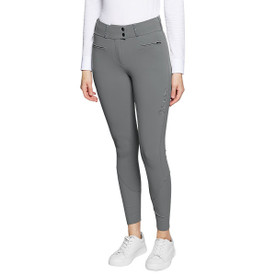 Samshield Claranova Full Seat Breeches | Grey FRONT