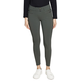 Samshield Capucine Full Seat Breeches DARK FOREST FRONT