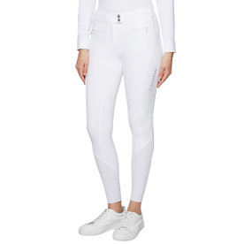 Samshield Omega Knee Patch Breeches WHITE FRONT