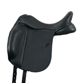 Used Trilogy Debbie McDonald Dressage Saddle left side