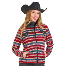 Panhandle Serape Berber Snap Jacket FRONT