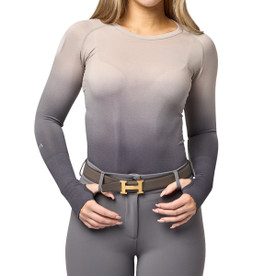 TKEQ Kennedy Seamless 2.0 Shirt Silver Ombré FRONT