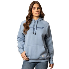Kimes Ranch Outlier Hoodie CARBON BLUE FRONT