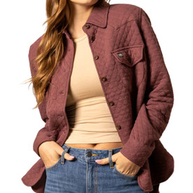 Kimes Ranch Susie Shacket MAUVE FRONT
