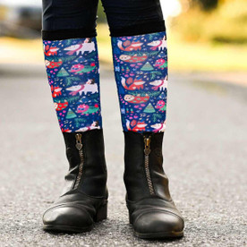 Dreamers & Schemers Youth Boot Socks SNOW FUN