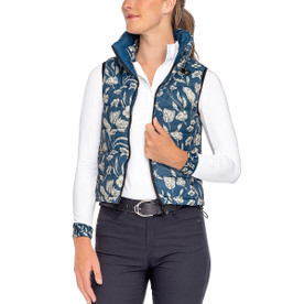 Kastel Denmark French Tulip Reversible Vest PRINT FRONT