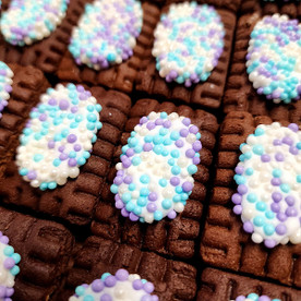 EQC Frozen Mini Poptarts Horse Cookies CLOSEUP