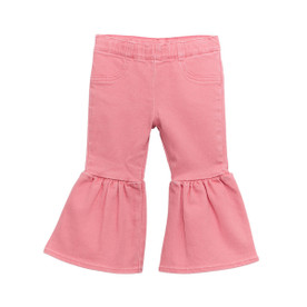 Baby Wrangler Samira Pink Flare Jeans FRONT