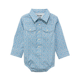 Wrangler Baby Paisley Snap Bodysuit FRONT