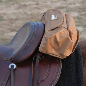 Cashel Cantle Bag
 brown on saddle