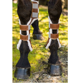 Euro Pro Rex Open Front Boots BROWN