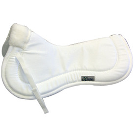 Exselle Cotton Fleece Half Pad white
