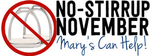 No-Stirrup November: 5 Reasons to Do It and How Mary's Can Make it Better!