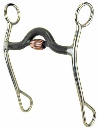 Reinsman junior-cutter-medium-port-with-copper-roller-bit